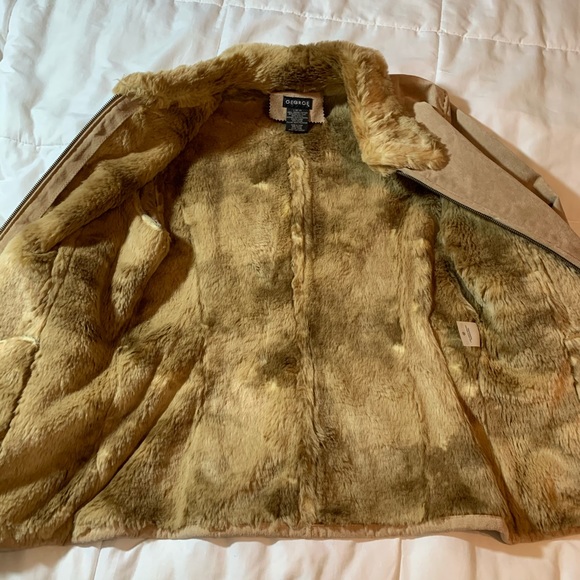 George Genuine Leather Jacket Size Large - Picture 3 of 6